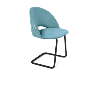 Обеденный стул SHT-ST34-1 / SHT-S45-1 (голубая пастель/черный муар) в Перми