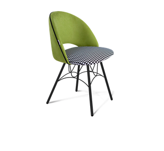 Обеденный стул SHT-ST34-3 / SHT-S100 (оливковый/гусиная лапка/черный муар) в Соликамске