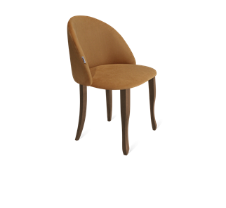Обеденный стул SHT-ST35 / SHT-S122 (горчичный/темный орех/черный муар) в Перми - предосмотр