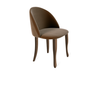 Обеденный стул SHT-ST35 / SHT-S122 (кофейный ликер/темный орех/черный муар) в Перми