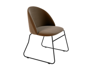 Обеденный стул SHT-ST35 / SHT-S167 (кофейный ликер/черный муар) в Перми
