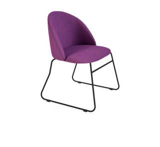 Обеденный стул SHT-ST35 / SHT-S167 (ягодное варенье/черный муар) в Перми
