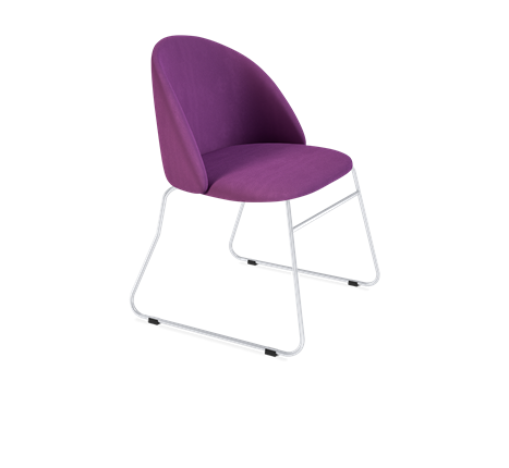 Обеденный стул SHT-ST35 / SHT-S167 (ягодное варенье/хром лак) в Перми - изображение
