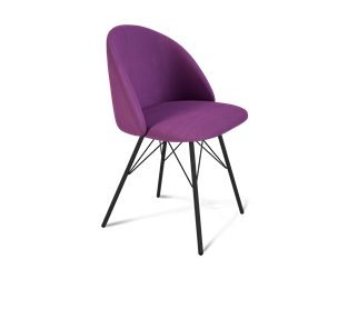 Обеденный стул SHT-ST35 / SHT-S37 (ягодное варенье/черный муар) в Перми - предосмотр