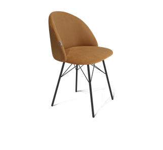 Обеденный стул SHT-ST35 / SHT-S64 (горчичный/черный муар) в Перми - предосмотр