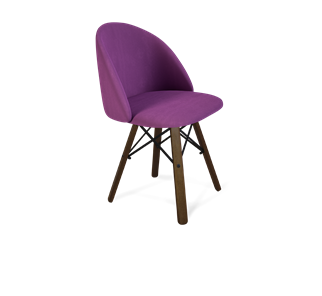 Обеденный стул SHT-ST35 / SHT-S70 (ягодное варенье/темный орех/черный муар) в Перми