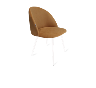 Обеденный стул SHT-ST35 / SHT-S95-1 (горчичный/белый муар) в Перми