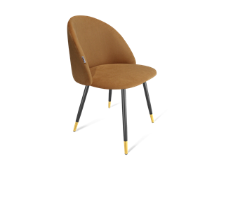 Обеденный стул SHT-ST35 / SHT-S95-1 (горчичный/черный муар/золото) в Перми