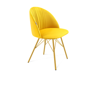 Обеденный стул SHT-ST35-1 / SHT-S37 (имперский жёлтый/золото) в Перми