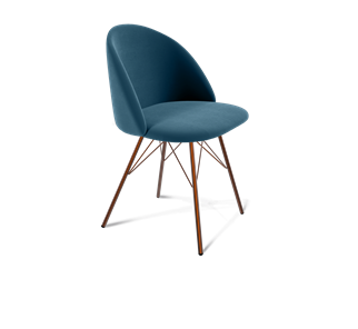 Обеденный стул SHT-ST35 / SHT-S37 (тихий океан/медный металлик) в Перми - предосмотр