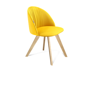 Обеденный стул SHT-ST35-1 / SHT-S39 (имперский жёлтый/прозрачный лак) в Перми