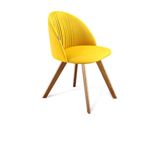 Обеденный стул SHT-ST35-1 / SHT-S39 (имперский жёлтый/светлый орех) в Перми