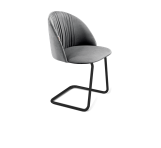 Обеденный стул SHT-ST35-1 / SHT-S45-1 (угольно-серый/черный муар) в Перми