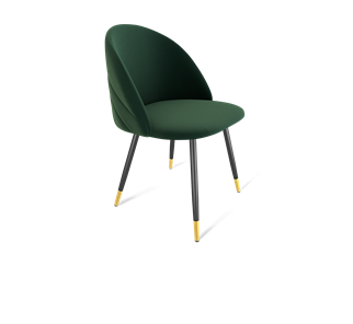 Обеденный стул SHT-ST35-2 / SHT-S95-1 (лиственно-зеленый/черный муар/золото) в Перми