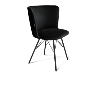 Обеденный стул SHT-ST36 / SHT-S37 (ночное затмение/черный муар) в Перми - предосмотр