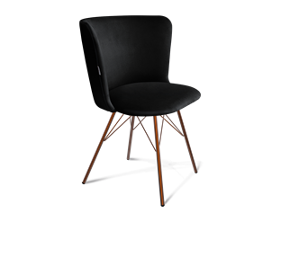 Обеденный стул SHT-ST36 / SHT-S37 (ночное затмение/медный металлик) в Перми - предосмотр