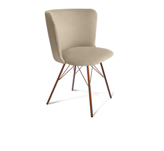 Обеденный стул SHT-ST36 / SHT-S37 (ванильный крем/медный металлик) в Березниках