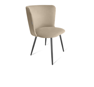 Обеденный стул SHT-ST36 / SHT-S95-1 (ванильный крем/черный муар) в Перми