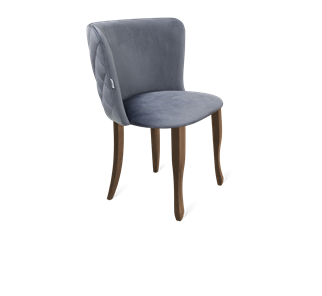 Обеденный стул SHT-ST36-3 / SHT-S122 (нейтральный серый/темный орех/черный муар) в Перми