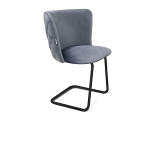 Обеденный стул SHT-ST36-3 / SHT-S45-1 (нейтральный серый/черный муар) в Перми