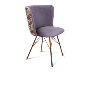 Обеденный стул SHT-ST36-4 / SHT-S37 (сумеречная орхидея/медный металлик) в Перми - предосмотр