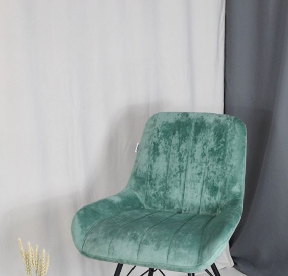 Обеденный стул SHT-ST37 / SHT-S37 (зеленый чай/черный муар) в Перми - изображение 9