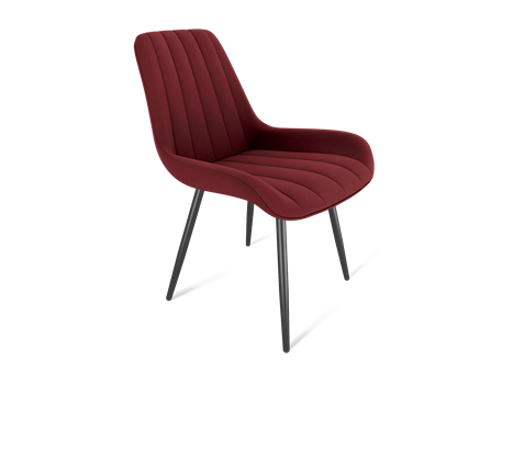 Обеденный стул SHT-ST37 / SHT-S95-1 (рубиновое вино/черный муар) в Перми - изображение