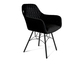 Обеденный стул SHT-ST38 / SHT-S100 (ночное затмение/черный муар) в Березниках