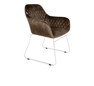 Обеденный стул SHT-ST38 / SHT-S167 (кофейный трюфель/хром лак) в Перми