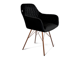 Обеденный стул SHT-ST38 / SHT-S37 (ночное затмение/медный металлик) в Перми - предосмотр