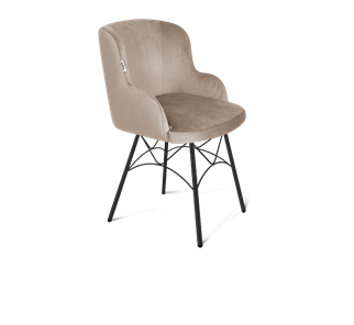 Обеденный стул SHT-ST39 / SHT-S107 (латте/черный муар) в Перми