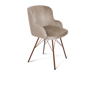 Обеденный стул SHT-ST39 / SHT-S37 (латте/медный металлик) в Перми - предосмотр