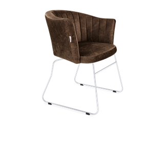 Обеденный стул SHT-ST42-1 / SHT-S167 (кофейный трюфель/хром лак) в Перми