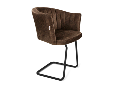 Обеденный стул SHT-ST42-1 / SHT-S45-1 (кофейный трюфель/черный муар) в Перми - изображение