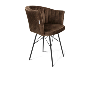 Обеденный стул SHT-ST42-1 / SHT-S64 (кофейный трюфель/черный муар) в Березниках