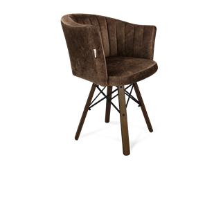 Обеденный стул SHT-ST42-1 / SHT-S70 (кофейный трюфель/темный орех/черный муар) в Перми