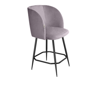 Полубарный стул SHT-ST33 / SHT-S148-1 (сиреневая орхидея/черный муар/золото) в Перми - предосмотр