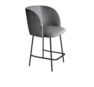 Полубарный стул SHT-ST33 / SHT-S29P-1 (угольно-серый/черный муар) в Перми