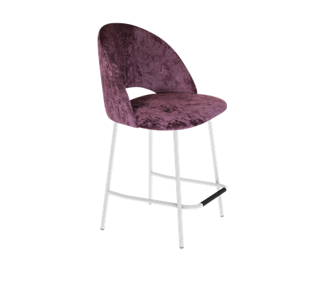 Полубарный стул SHT-ST34 / SHT-S29P-1 (вишневый джем/белый муар) в Перми - изображение