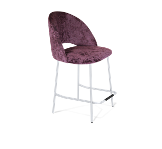 Полубарный стул SHT-ST34 / SHT-S29P-1 (вишневый джем/хром лак) в Перми