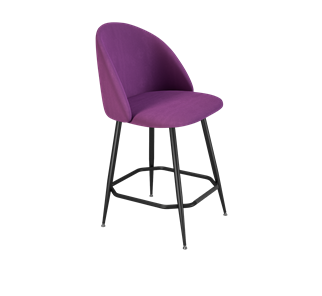 Полубарный стул SHT-ST35 / SHT-S148-1 (ягодное варенье/черный муар) в Перми