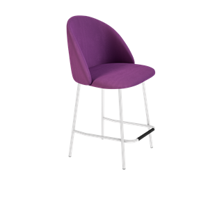 Полубарный стул SHT-ST35 / SHT-S29P-1 (ягодное варенье/белый муар) в Березниках