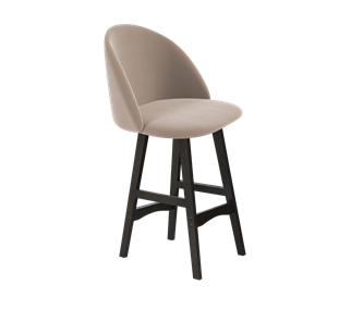 Полубарный стул SHT-ST35 / SHT-S65-1 (латте/венге) в Кунгуре