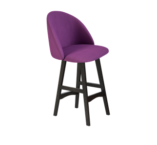 Полубарный стул SHT-ST35 / SHT-S65-1 (ягодное варенье/венге) в Перми