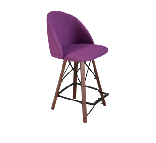 Полубарный стул SHT-ST35 / SHT-S80-1 (ягодное варенье/темный орех/черный) в Перми