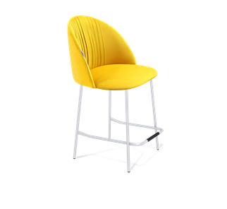 Полубарный стул SHT-ST35-1 / SHT-S29P-1 (имперский жёлтый/хром лак) в Перми