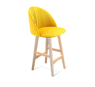 Полубарный стул SHT-ST35-1 / SHT-S65-1 (имперский жёлтый/прозрачный лак) в Перми