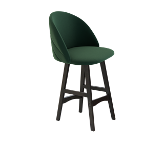 Полубарный стул SHT-ST35-2 / SHT-S65-1 (лиственно-зеленый/венге) в Перми