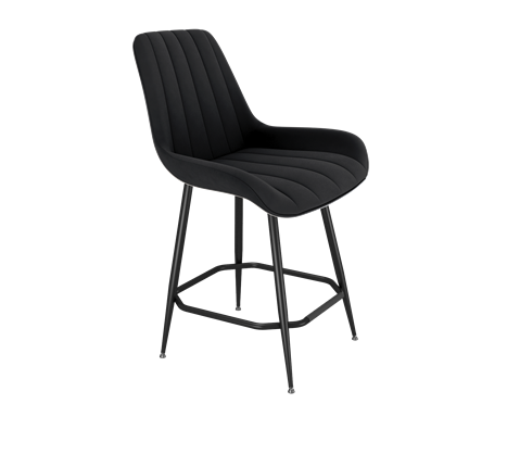 Полубарный стул SHT-ST37 / SHT-S148-1 (ночное затмение/черный муар) в Перми - изображение