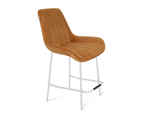 Полубарный стул SHT-ST37 / SHT-S29P-1 (горчичный/хром лак) в Перми - изображение